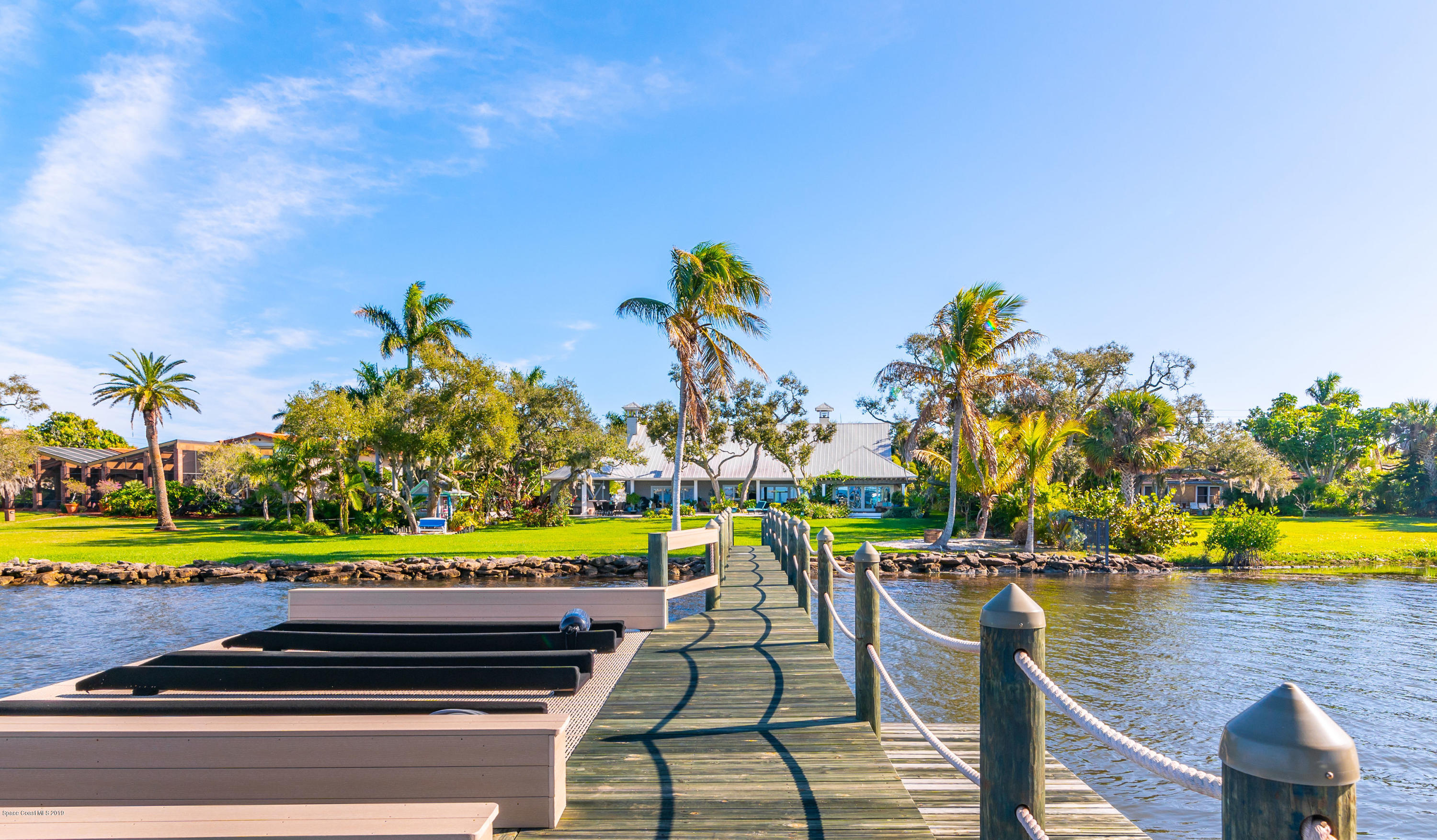800 South Riverside Drive Indialantic, FL 32903 - Photo 12 of 54 Dock looking East
