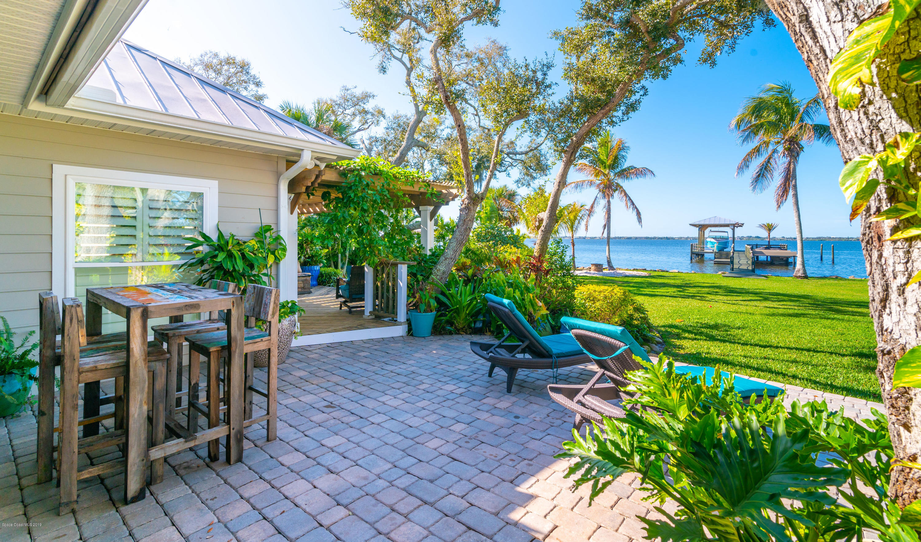 800 South Riverside Drive Indialantic, FL 32903 - Photo 21 of 54 Rear Patio