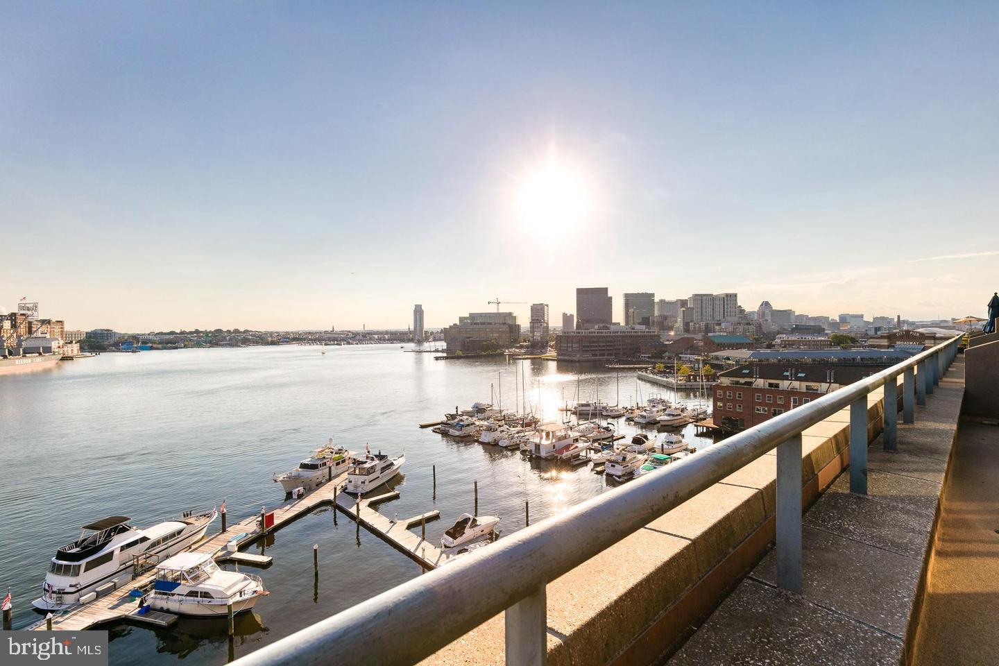 1000 Fell Street, Unit 606 Baltimore, MD 21231 - Photo 2 of 56 Sunlit Harbor View at Dusk