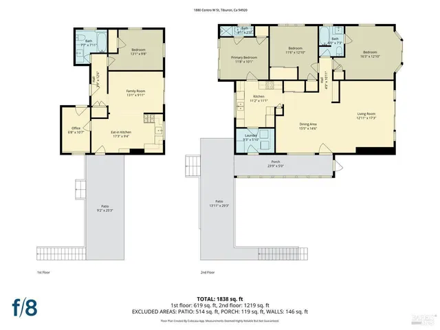 $1,850,000 | 1880-1882 Centro W Street, Tiburon, CA 94920