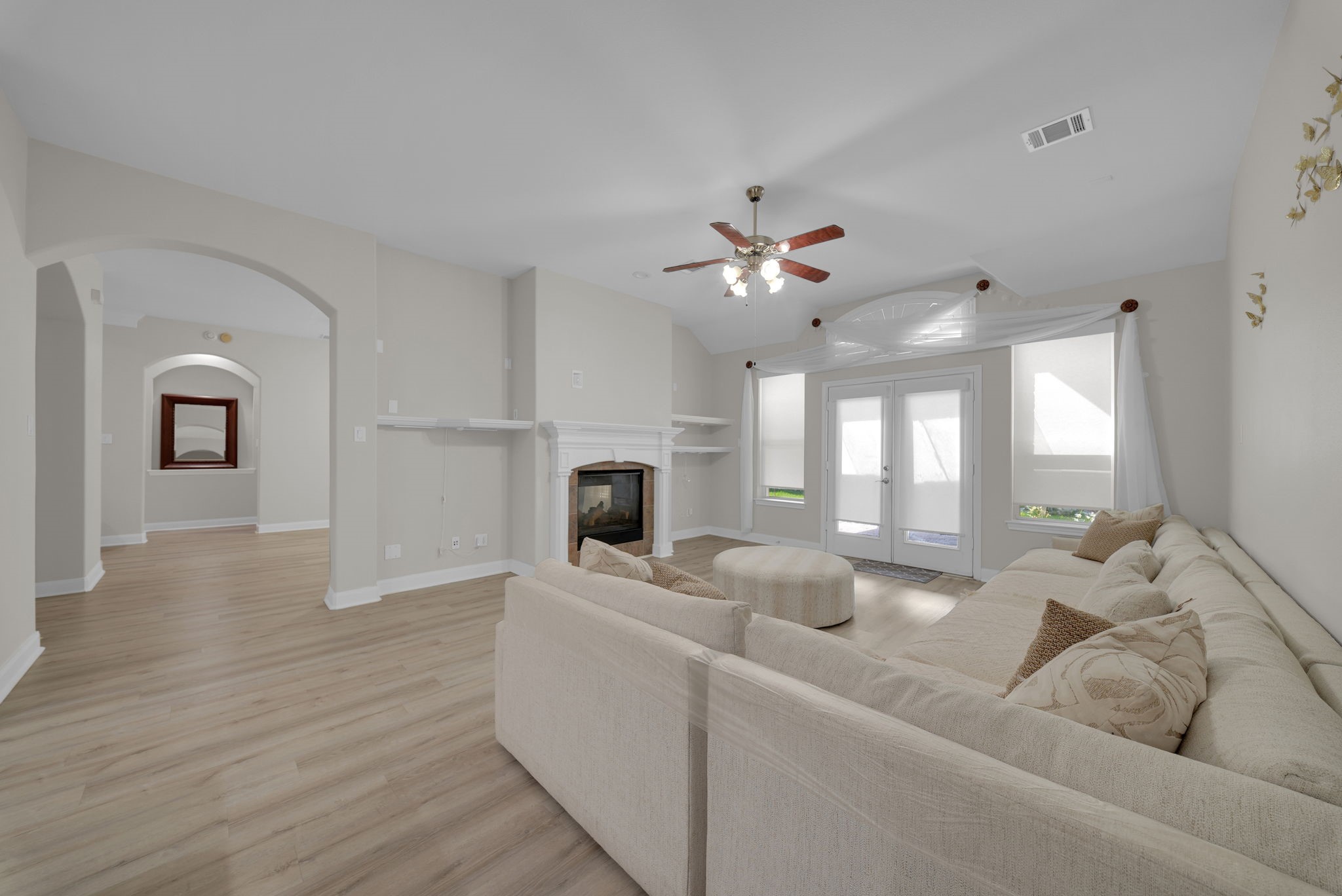1451 Hatchmere Place Spring, TX 77379 - Photo 8 of 27 Secondary Family room for additional entertaining with dual fireplace