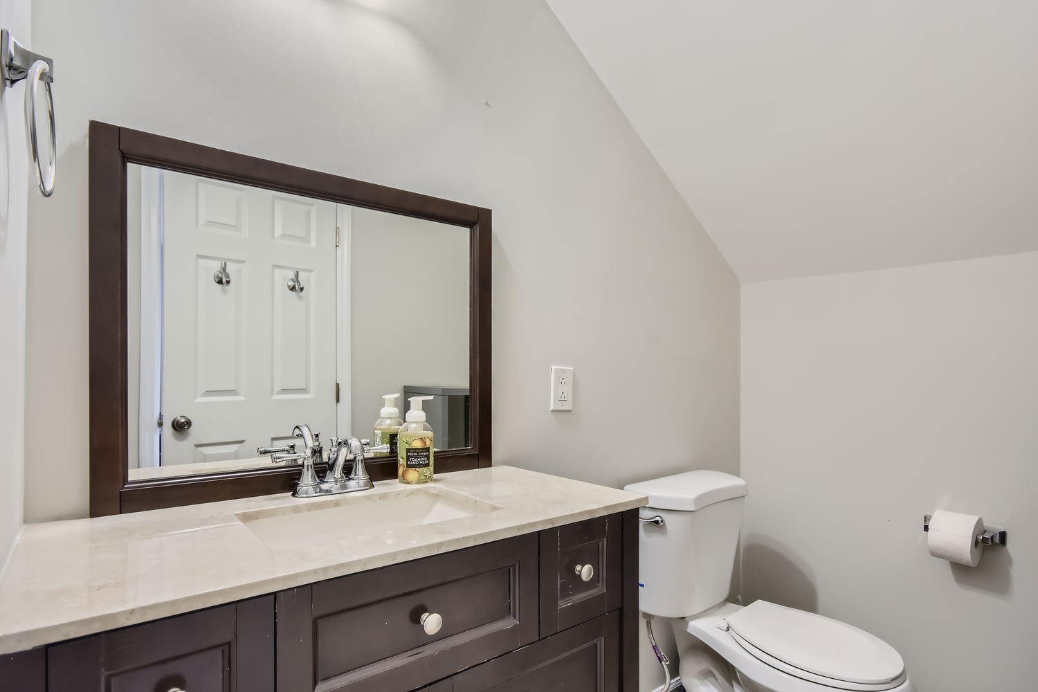 5244 Beech Ridge Road Nashville, TN 37221 - Photo 21 of 31 a bathroom with a granite countertop sink mirror and toilet