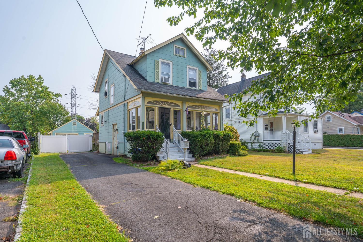 a view of a house with a patio