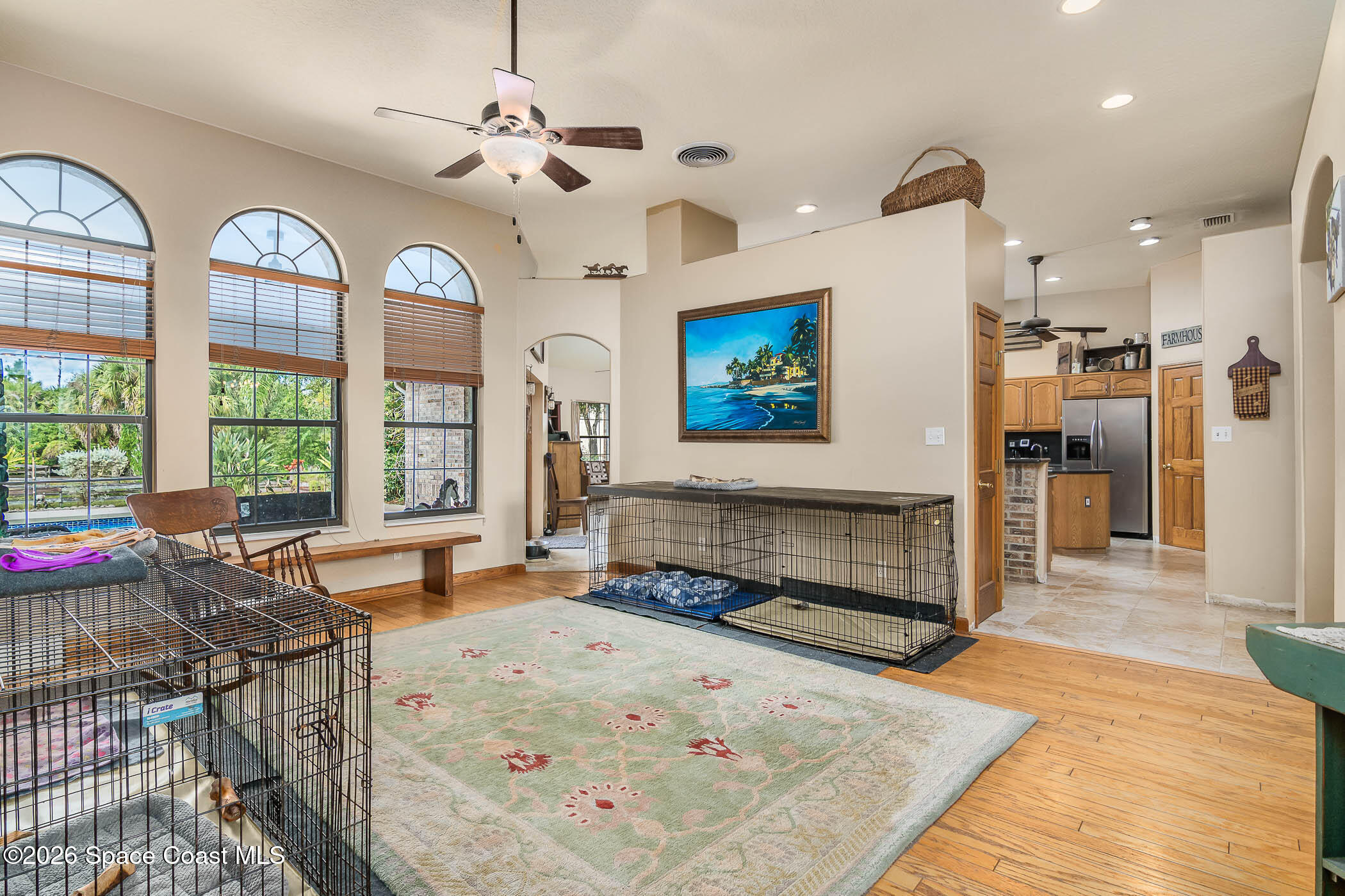 5101 Craig Road Cocoa, FL 32926 - Photo 46 of 62 a living room with furniture and flat screen tv