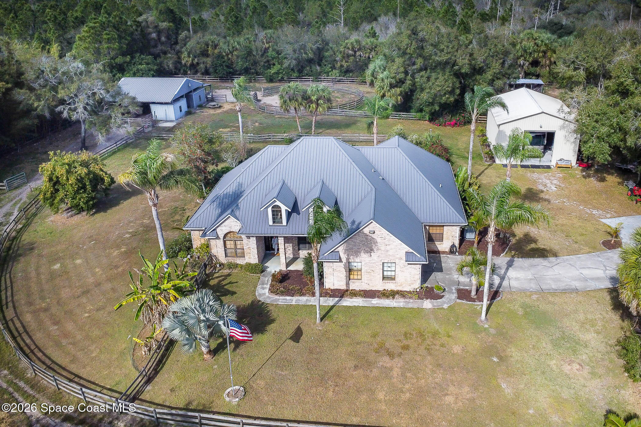 5101 Craig Road Cocoa, FL 32926 - Photo 55 of 62 an aerial view of a house