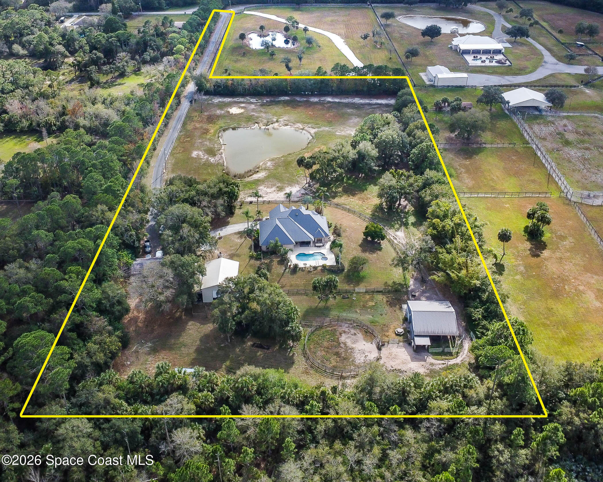 5101 Craig Road Cocoa, FL 32926 - Photo 59 of 62 an aerial view of a house
