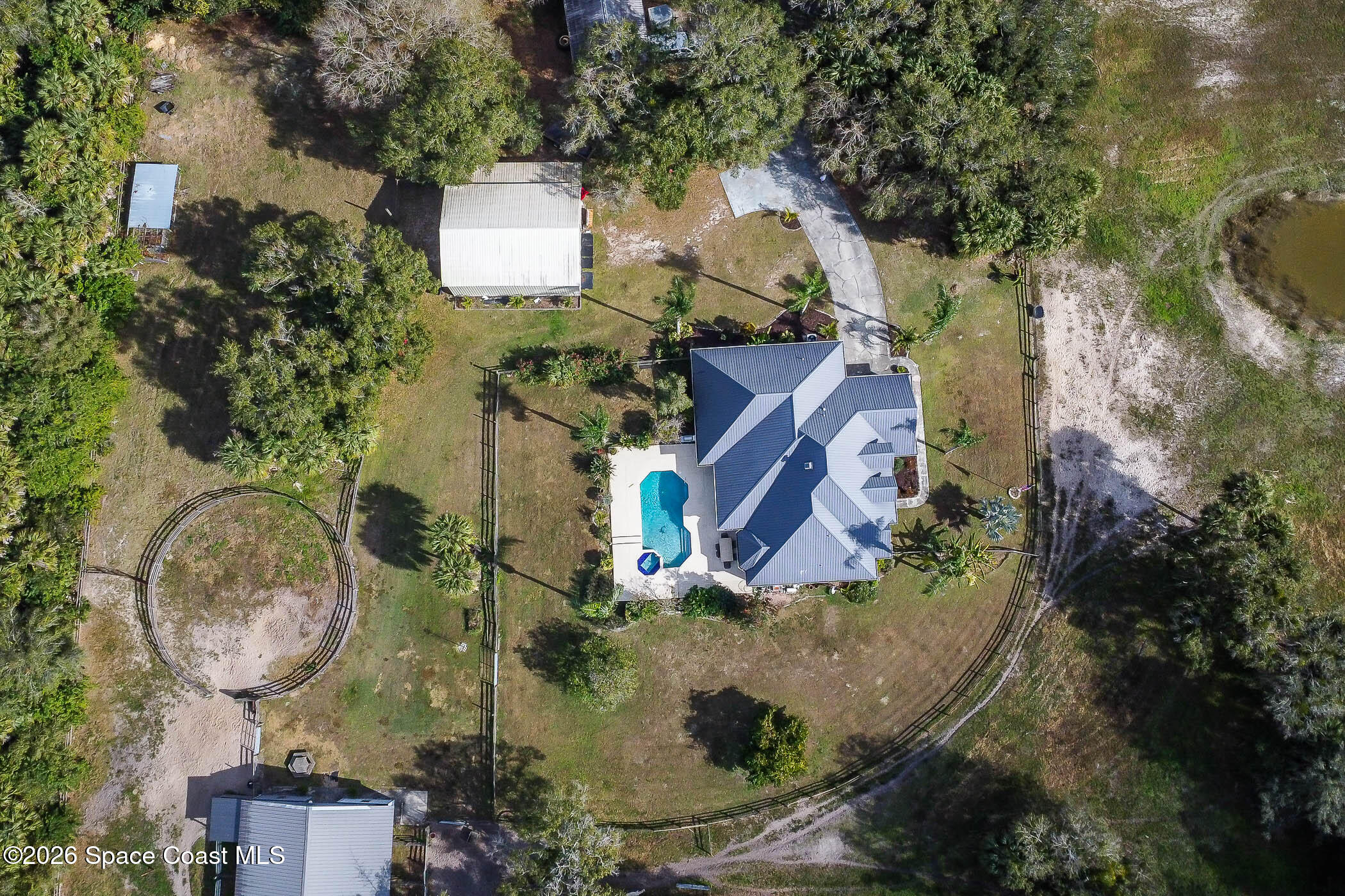5101 Craig Road Cocoa, FL 32926 - Photo 62 of 62 an aerial view of a house