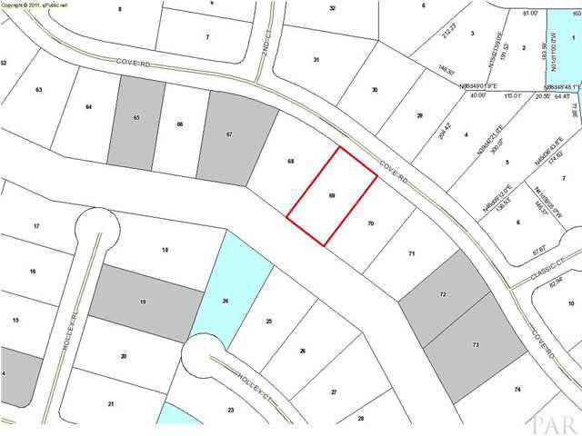69-152 Cove Road Navarre, FL 32566 - Photo 2 of 11 The Plat Map of 69/152 Cove Road.