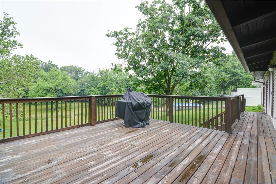 3119 East Fitzgerald Road Decatur, IL 62521 - Photo 31 of 42 a view of balcony with wooden floor