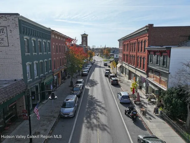 a city view with buildings