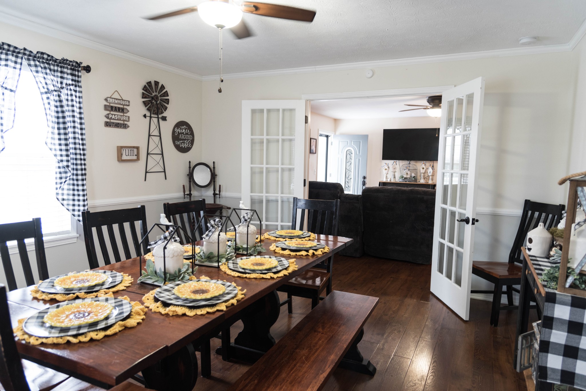 105 Biggs Road Cottontown, TN 37048 - Photo 16 of 40 a view of a dining room with furniture and wooden floor