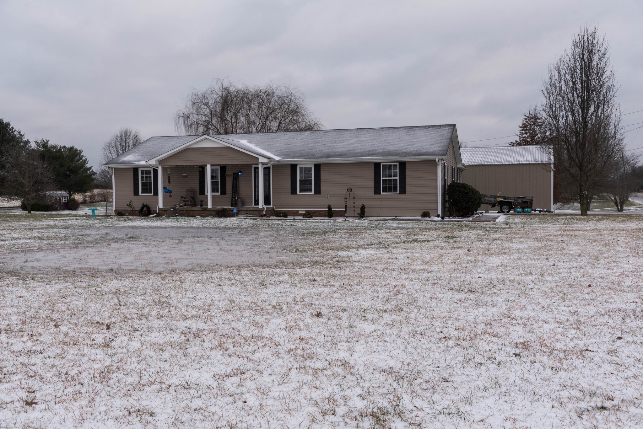 105 Biggs Road Cottontown, TN 37048 - Photo 40 of 40 a front view of house with yard