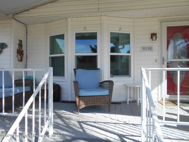 a view of balcony and deck