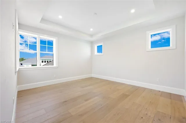 wooden floor in a room