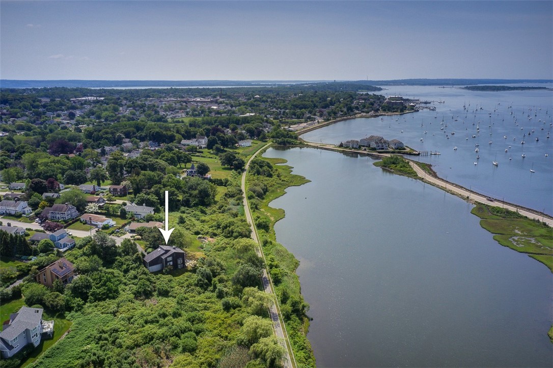 25 Fort Hill Road Bristol, RI 02809 - Photo 41 of 45 25 Fort Hill Road, the East Bay Bike Path, Poppasquash Road, with Portsmouth in the distance.