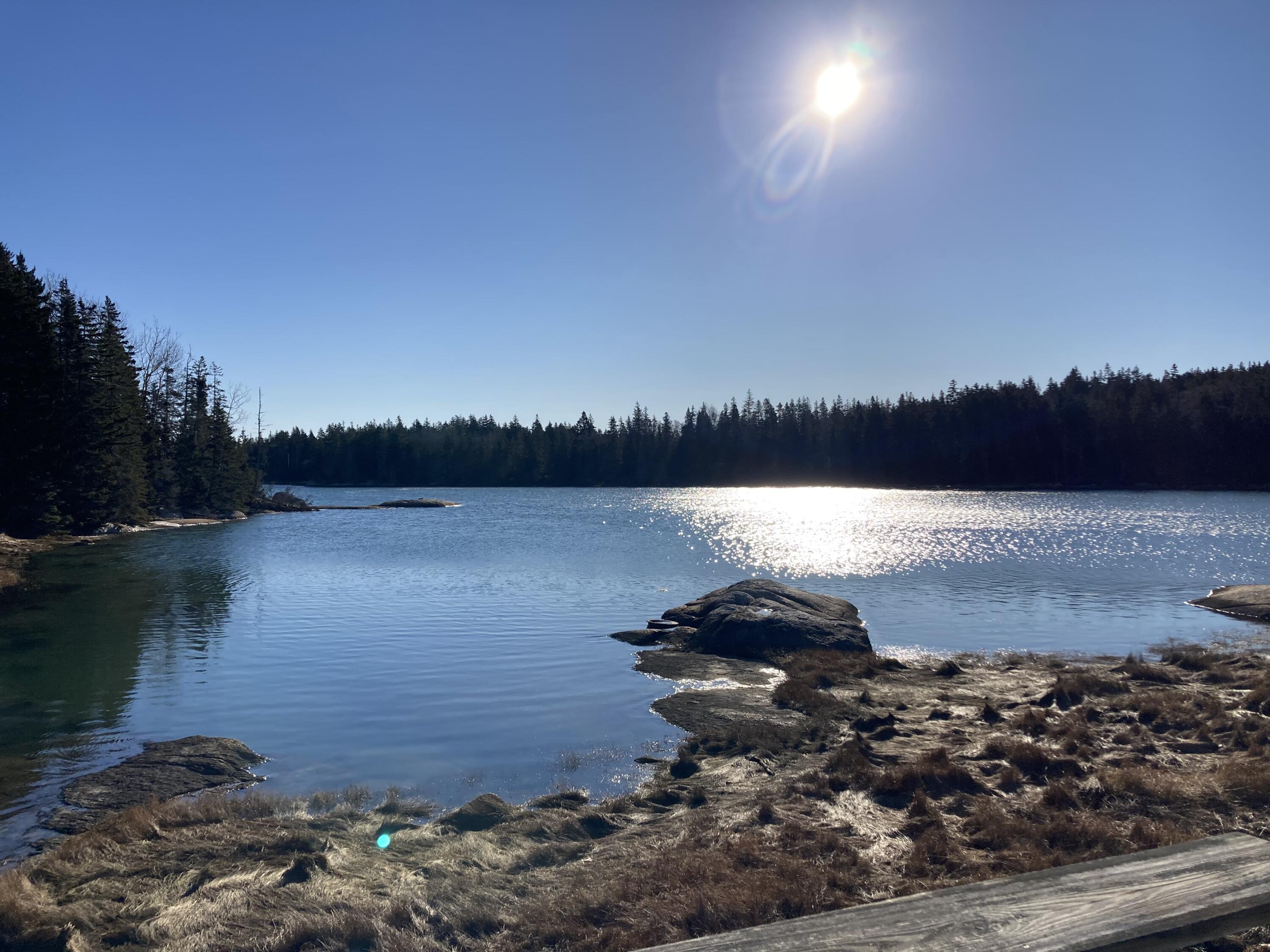 349 Oceanville Road Stonington, ME 04681 - Photo 2 of 16 View from deck to bay.