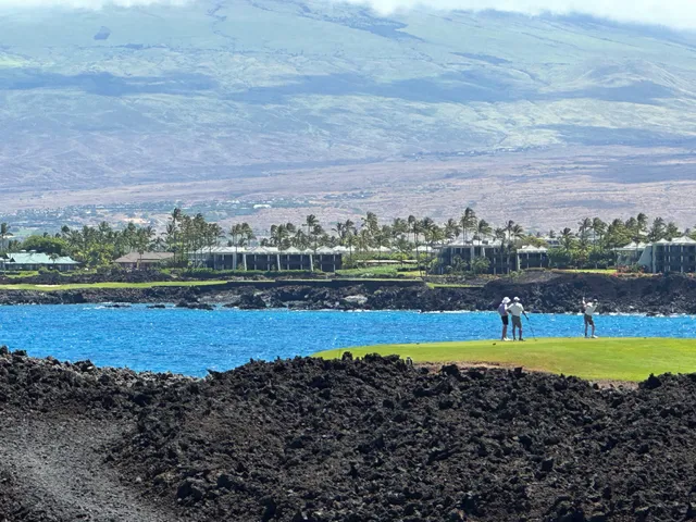 a view of beach and ocean