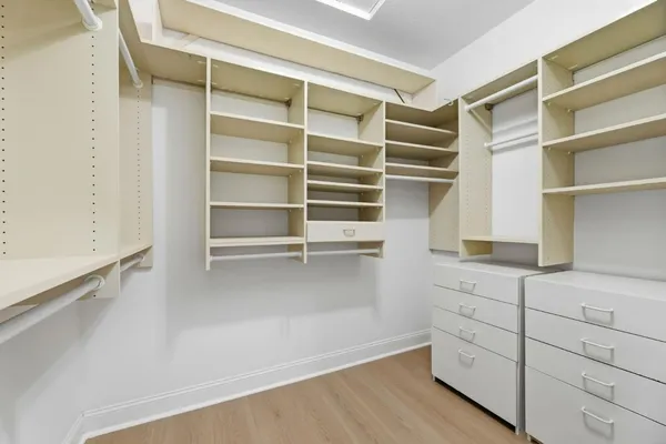 a room with storage and utility