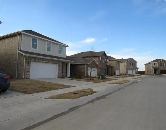a house view with a street