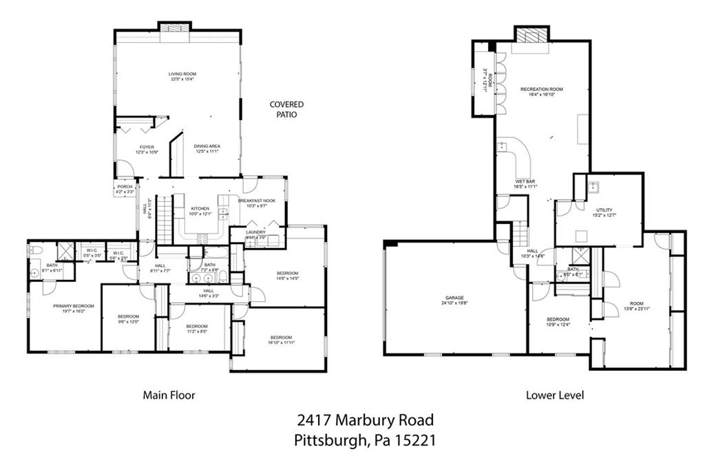2417 Marbury Road Pittsburgh, PA 15221 - Photo 31 of 31 Floorplan