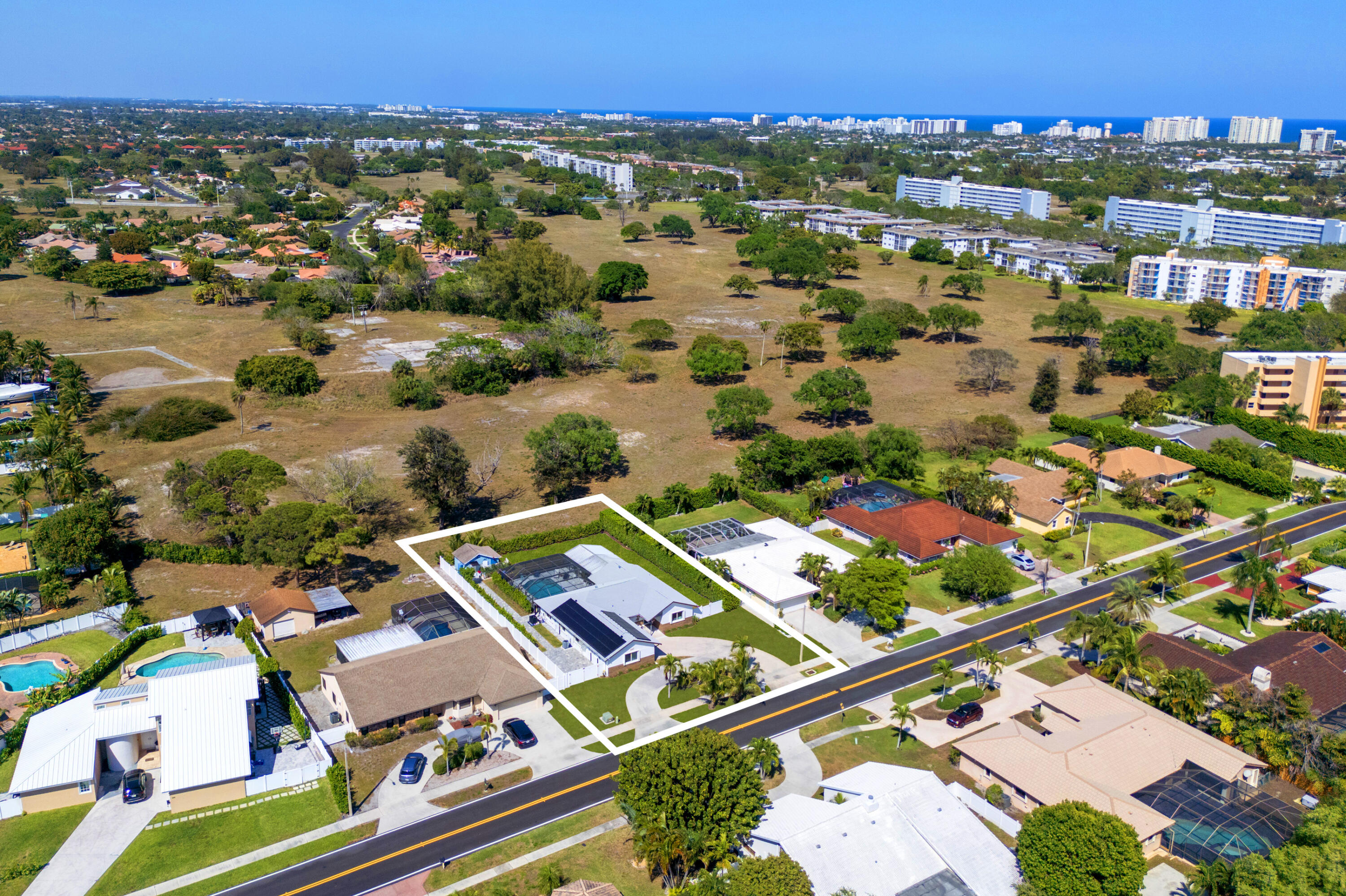 441 Northwest 53rd Street Boca Raton, FL 33487 - Photo 4 of 51 Aerial Neighborhood View