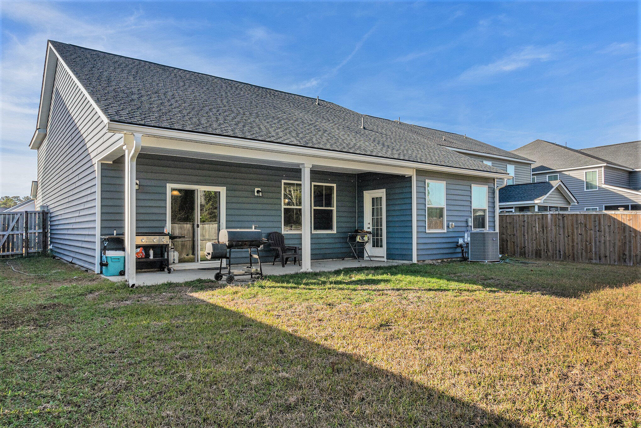 511 Squire Pope Road Summerville, SC 29486 - Photo 28 of 33 Backyard & Covered Patio