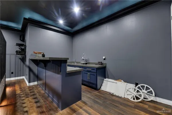 a room with storage and utility