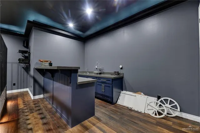 a room with storage and utility