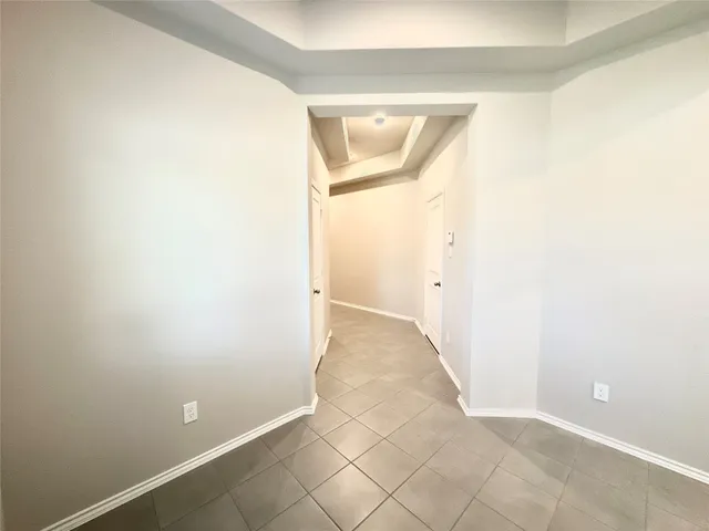 view of a room with an empty space