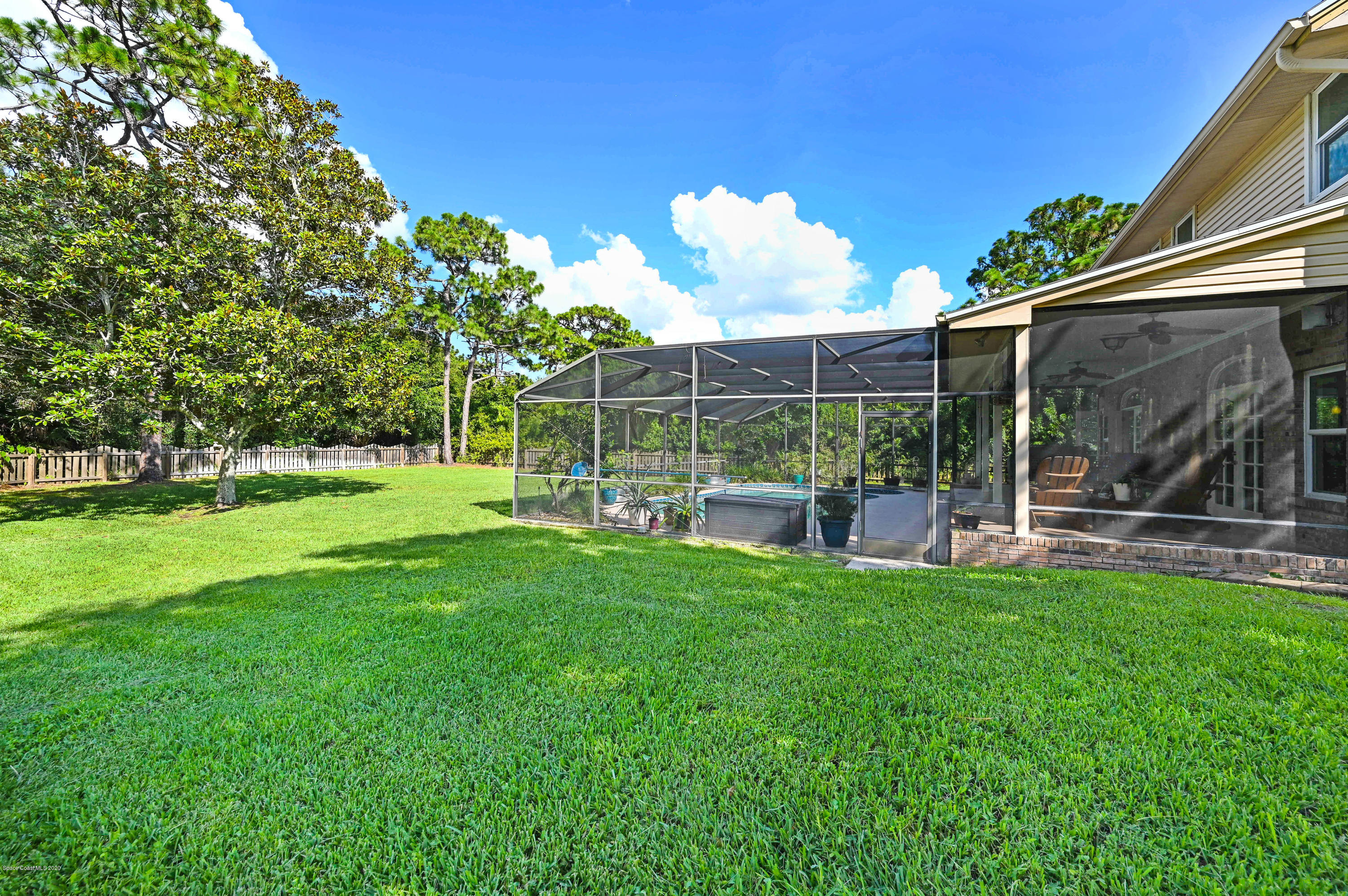 4044 Sparrow Hawk Road Melbourne, FL 32934 - Photo 62 of 63 Back Yard/Pool