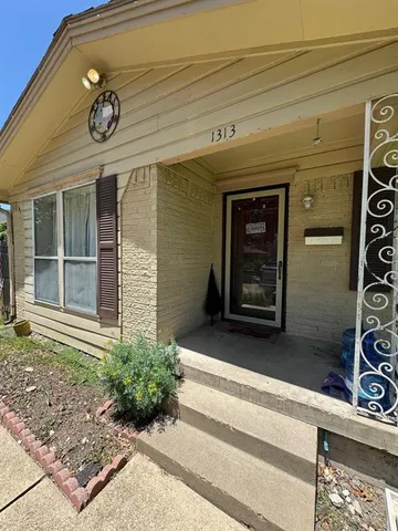 a front view of a house with entryway