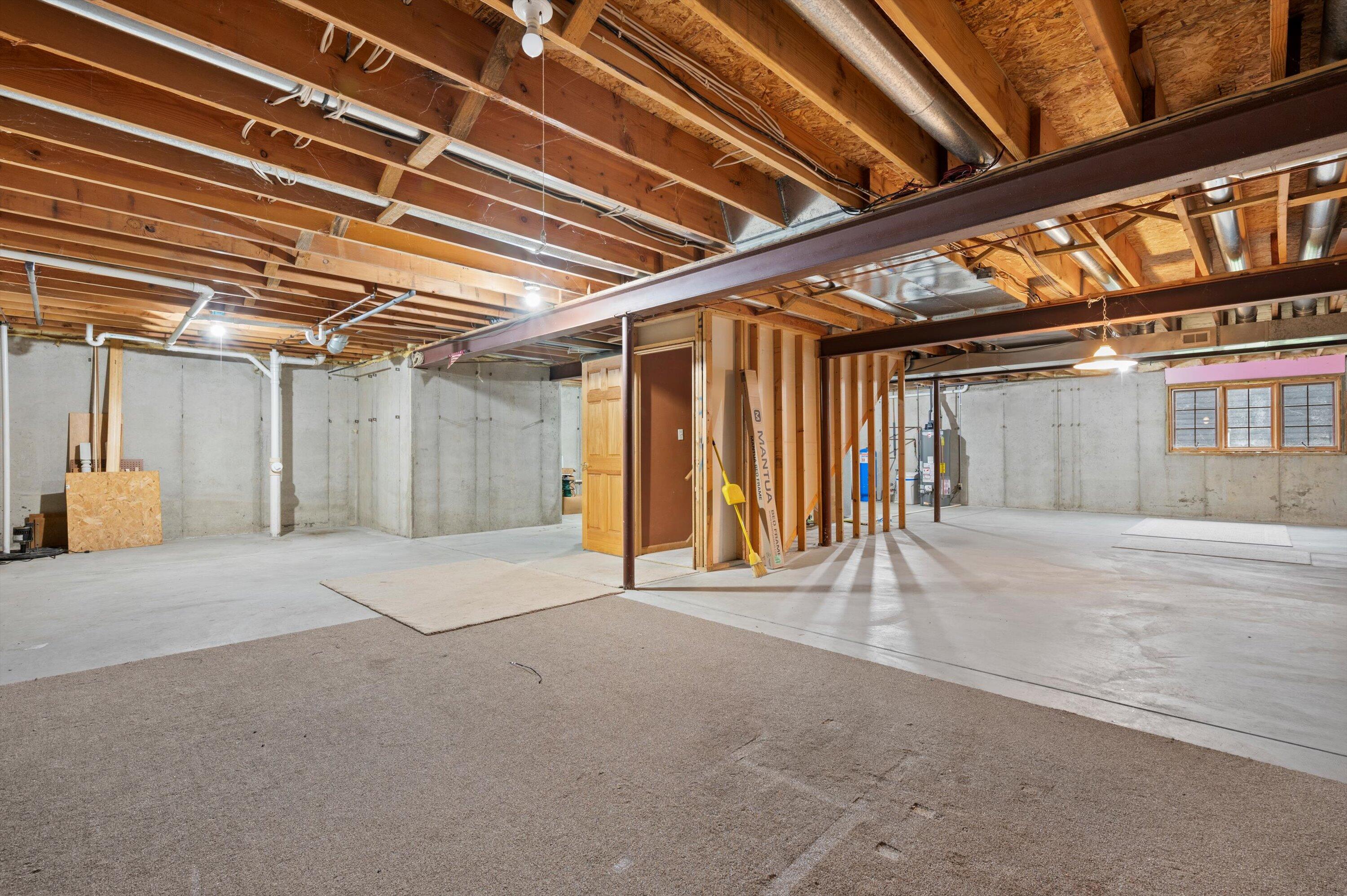 4009 Hickory Knoll Road Delafield, WI 53029 - Photo 30 of 43 Massive Unfinished Basement
