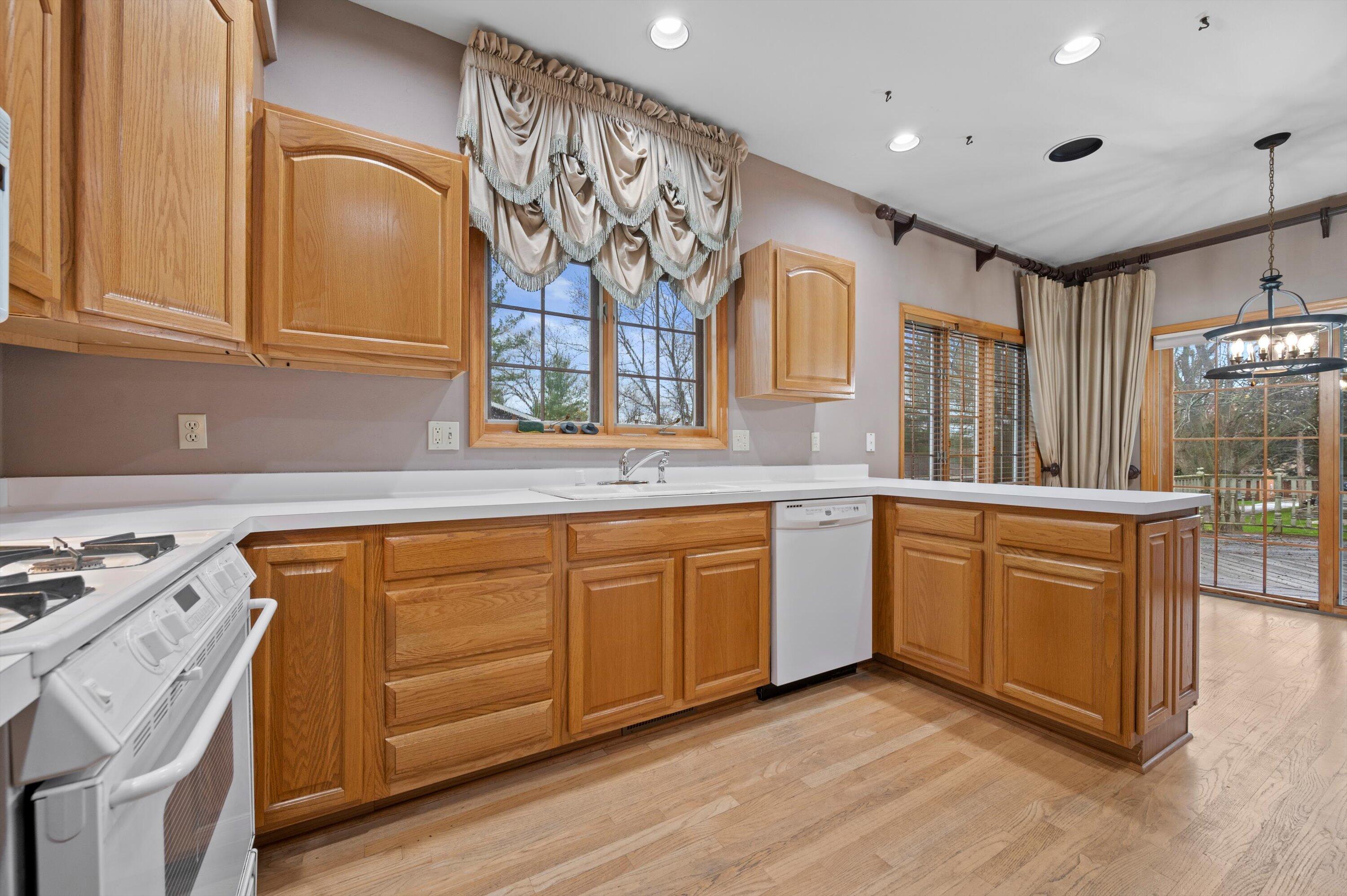 4009 Hickory Knoll Road Delafield, WI 53029 - Photo 10 of 43 Bright and Open Kitchen