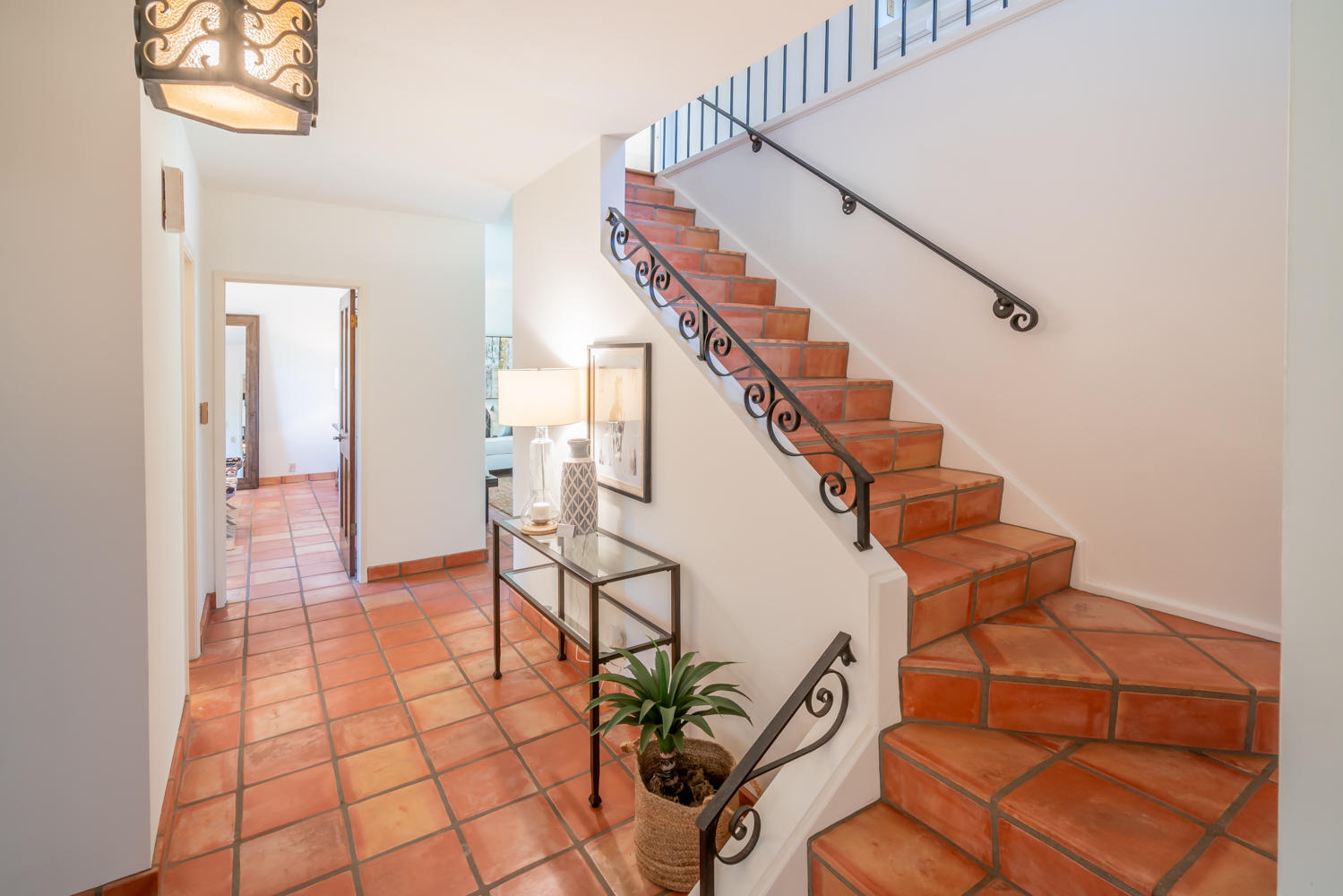 1388 Wyant Road Montecito, CA 93108 - Photo 9 of 34 Tiled Stairs and Entry