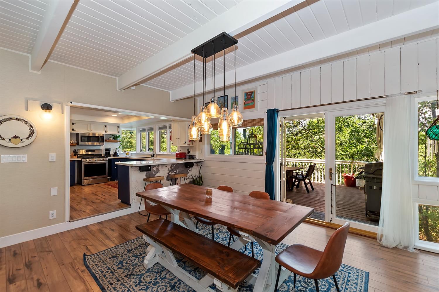 28277 Arbon Lane Lake Arrowhead, CA 92352 - Photo 13 of 50 a outdoor dining space with furniture and outdoor view