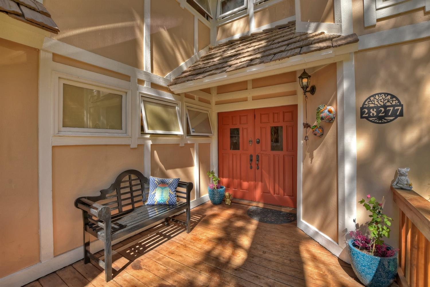 28277 Arbon Lane Lake Arrowhead, CA 92352 - Photo 3 of 50 a view of a entryway door of the house