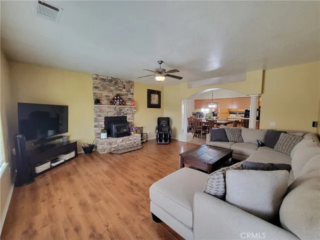 a kitchen with lots of counter top space