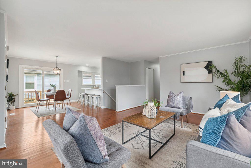 18 Rollwin Road Baltimore, MD 21244 - Photo 5 of 27 a living room with furniture and wooden floor