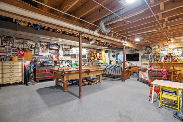 a view of a storage in a room