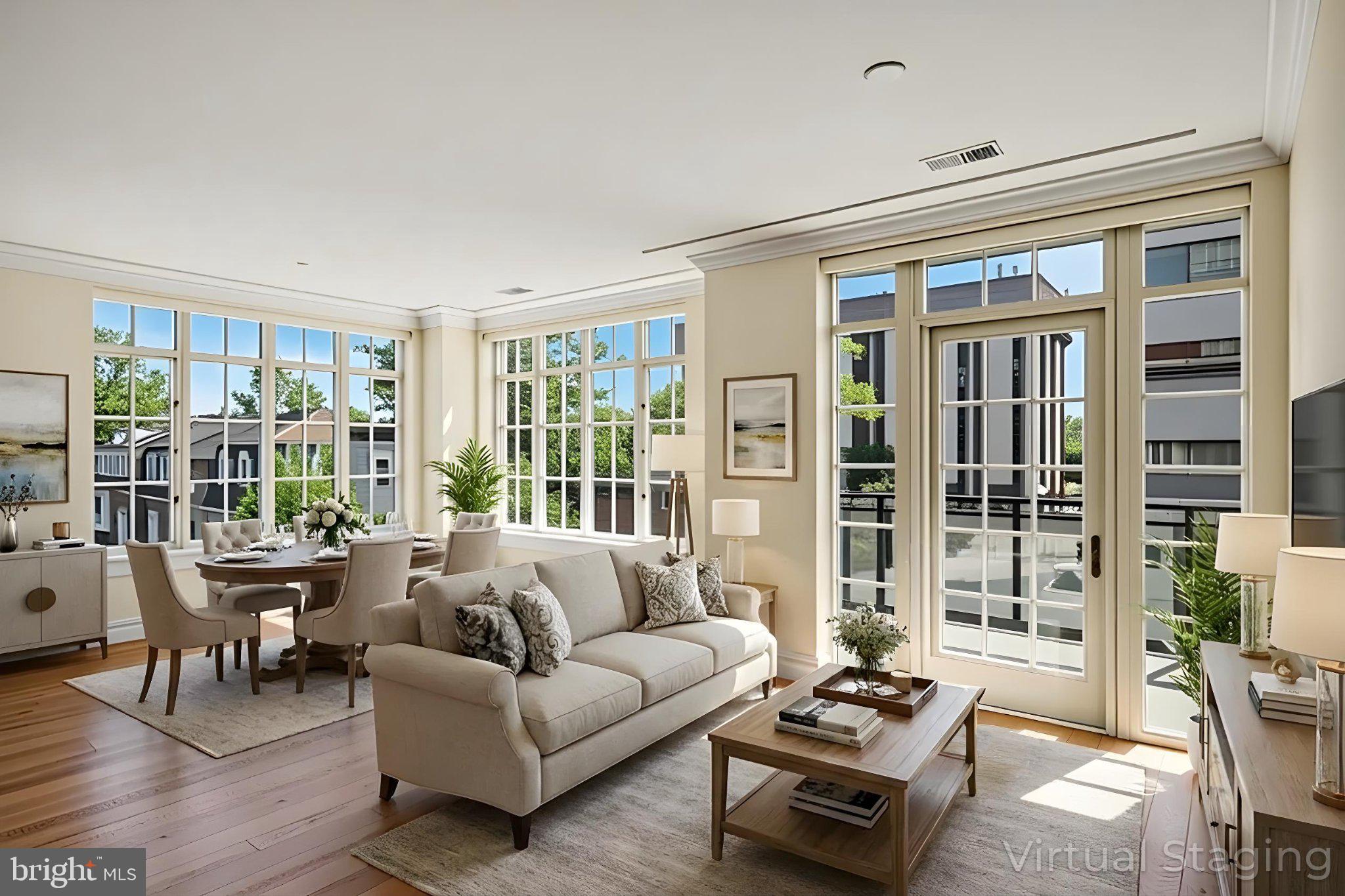 6900 Fleetwood Road, Unit 318 McLean, VA 22101 - Photo 11 of 63 a living room with furniture and a large window