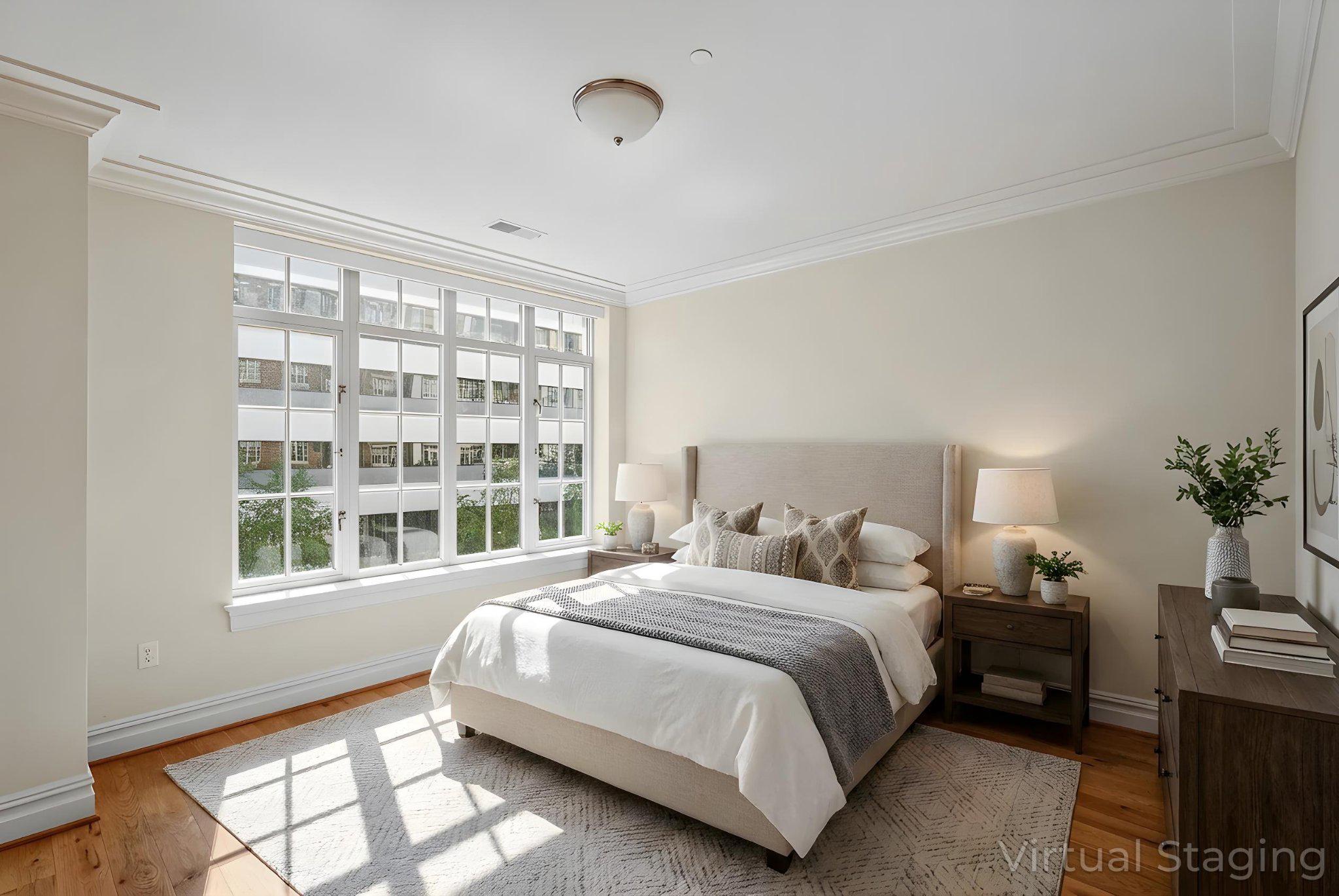 6900 Fleetwood Road, Unit 318 McLean, VA 22101 - Photo 26 of 63 a bedroom with a bed and a window