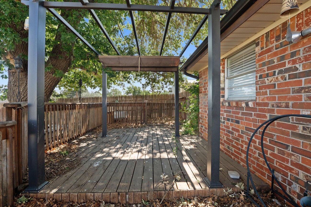 205 Houston Street Borger, TX 79007 - Photo 54 of 57 Backyard Deck