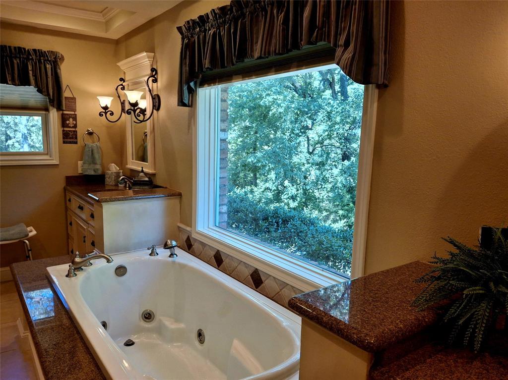 649 Anderson Road Whitesboro, TX 76273 - Photo 24 of 40 a bathroom with a bathtub and a window