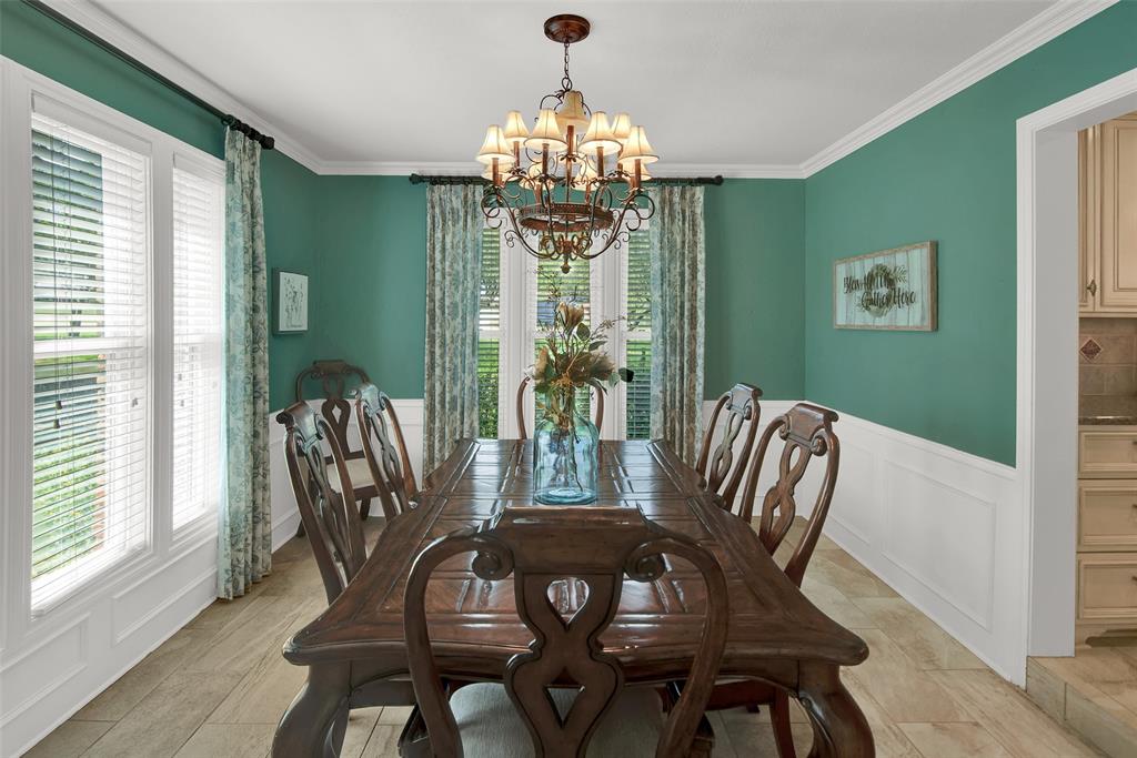 649 Anderson Road Whitesboro, TX 76273 - Photo 10 of 40 a view of a dining room with furniture window and outside view
