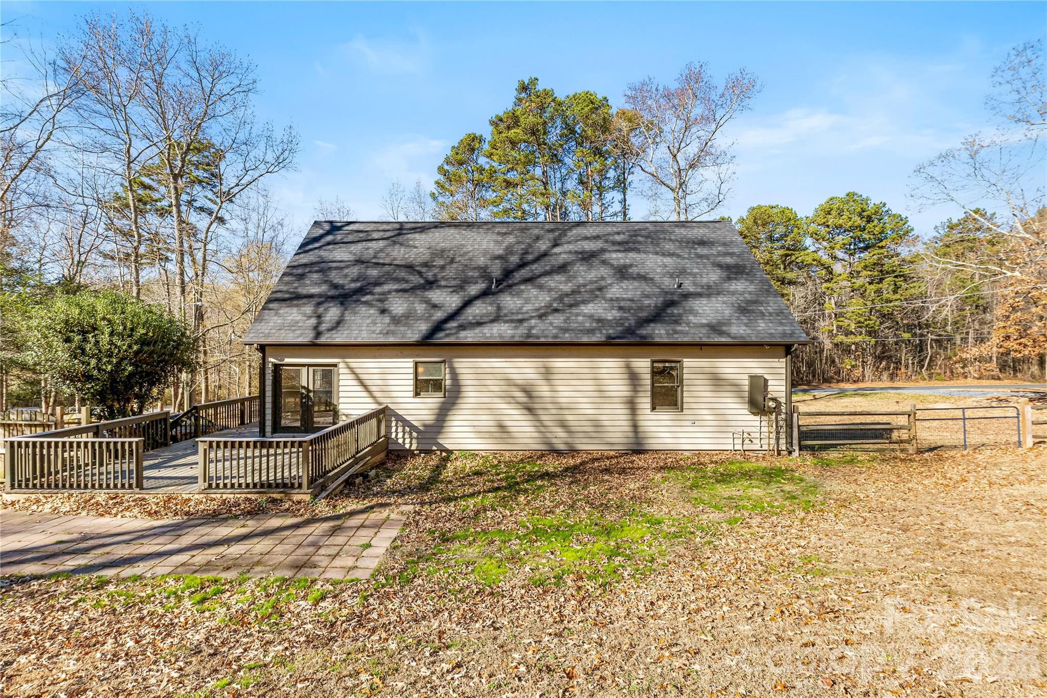 16218 Barbee Road Stanfield, NC 28163 - Photo 24 of 30 a view of a backyard