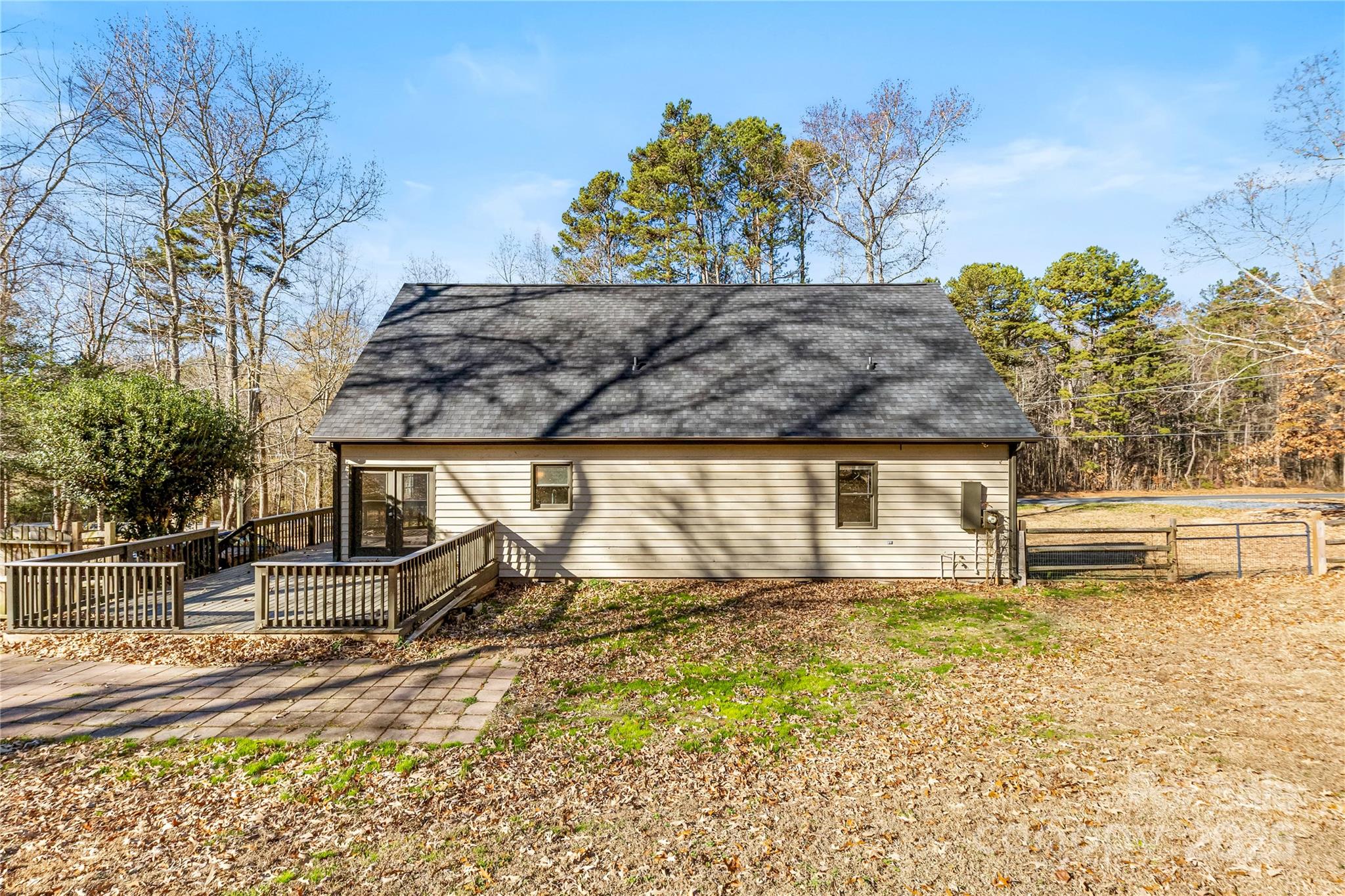 16218 Barbee Road Stanfield, NC 28163 - Photo 24 of 30 a view of a backyard