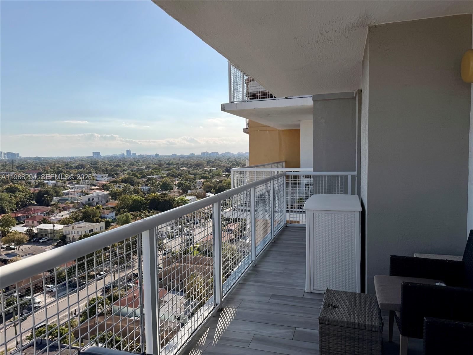 900 Southwest 8th Street, Unit 1509 Miami, FL 33130 - Photo 29 of 37 a view of balcony with furniture