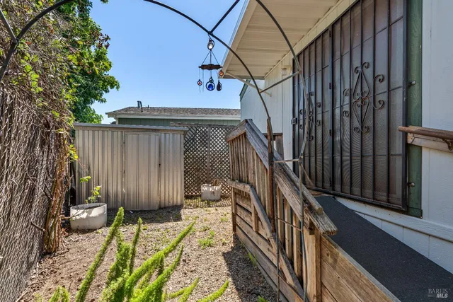 a view of outdoor space and deck