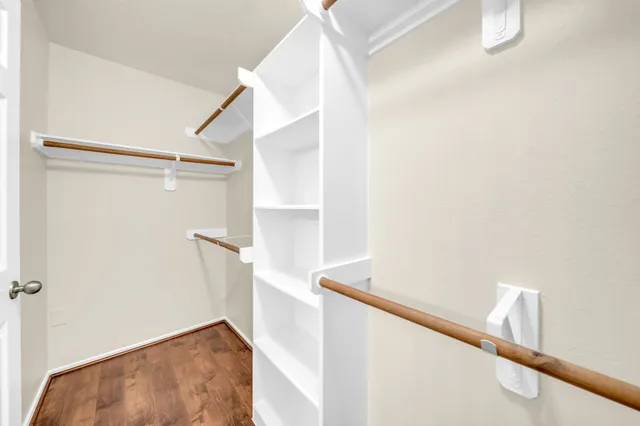 a view of hallway with stairs