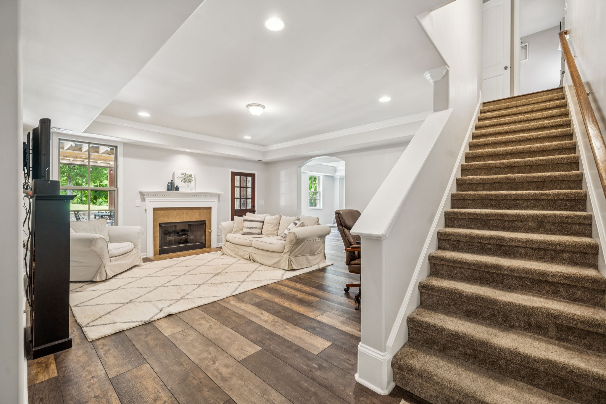 1501 Registry Row Arrington, TN 37014 - Photo 41 of 77 a living room with furniture and a fireplace